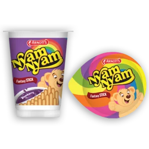 NYAM-NYAM FANTASY STICK - CHOCOLATE 25GR ISI per karton 144 PCS bar code 77030020