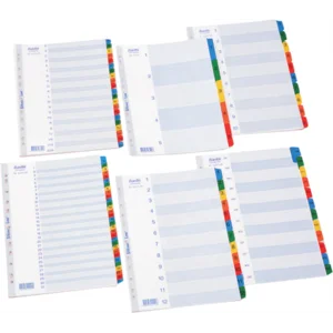bantex indexes mylar per pieces