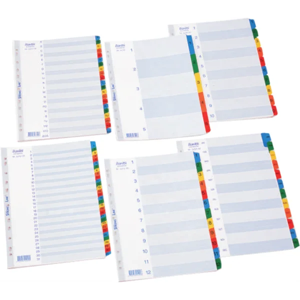 bantex indexes mylar per pieces