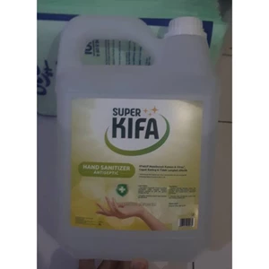 Super kifa hand sanitizer cair 4 liter x 4 jerigen/ctn