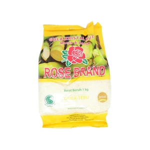 Rose brand gula pasir kristal premium (Kemasan Hijau) 1 kg x 20 bungkus per karton