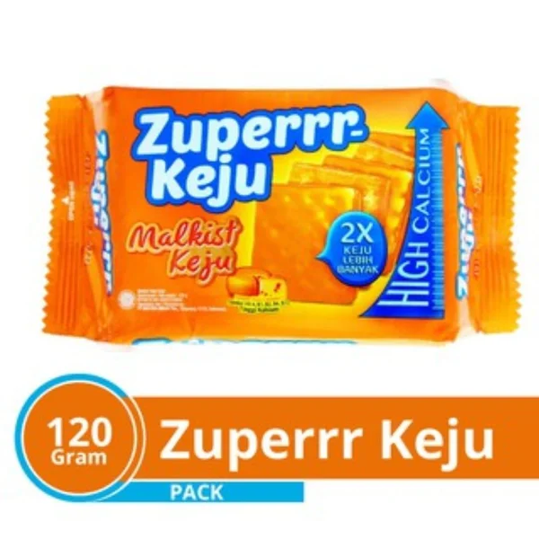 Zuperrr Keju Malkist Keju 120 gr