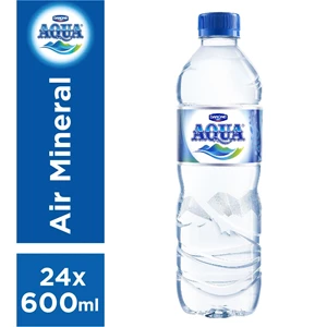Aqua air mineral 600 ml x 24 botol/karton