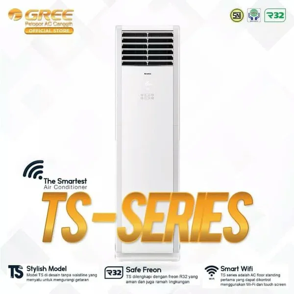AC GREE DULUXE FLOOR STANDING 3PK  (1 Phase) PER PIECES