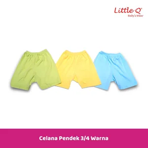 Baju Celana setelan lengan sui Little Q girl  3 per 4 print L XL per pax isi 3 stell
