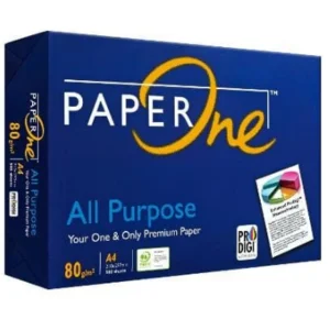 Paper one kertas hvs (foto copy) A4 80gr x 5 rim/ctn