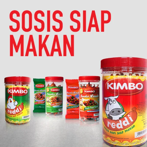 Kimbo Sosis Frozen Food Ikan Reddi Otak-Otak TPS 23 gr x 6 toples per karton bar code 13010038 