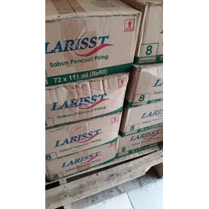 Larisst sabun pencuci piring jeruk nipis pch 800 mL per karton isi 12 pcs 