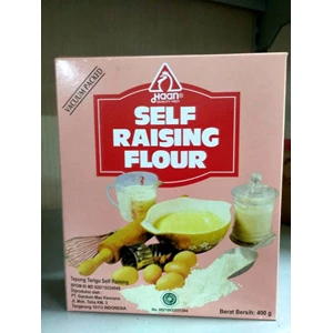 Haan self raising flour 400 Gr x 24 pack/carton