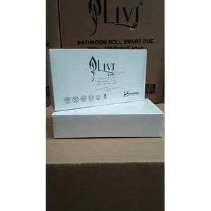 Livi evo premium facial tissue flat box 50 sheet x 100 box/karton kode 1011401010020