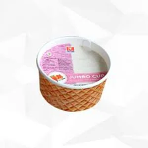Diamond ice cream jumbo cup vanilla & stroberi 100ml x 30 pcs/ctn (10000088)
