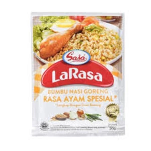 Sasa larasa fried rice seasoning with special chicken flavor 20 gr x 12 x 10 pcs/carton (code  112001217)