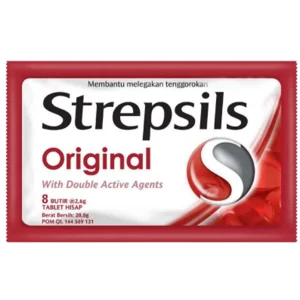Strepsils original permen pelega tenggorokan 8s x 12 x 48 pcs / karton (95506296