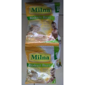 Milna Biskuit Bayi Original Sachet 21.8 gr x 128 pcs per karton 