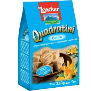Loacker quadratini vanilla 250 gr