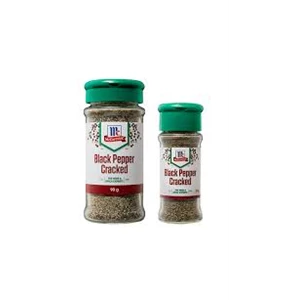 Mccormick black pepper coarse / crack 35 gr x 72 pcs per karton