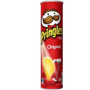 Pringles original potato chips 107 gr 1 pack contains 12 pcs per carton containing 12 pcs (F0002850)