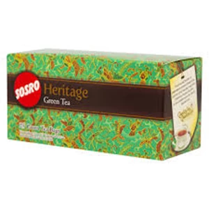 Teh Celup Sosro Green Tea 25 Box @ 10 Kotak