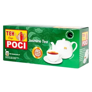 Teh Cap Botol Hijau Celup 25 Box Bos @5 dus bar code TCBH25