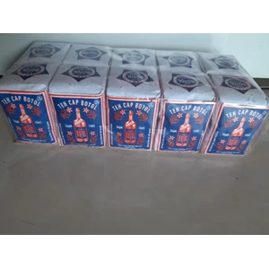 Teh cap botol bubuk biru 40 gr x 10 bungkus per pack per karton/ball 20 pack