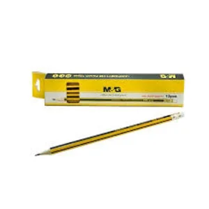 2B wooden pencil HEX shape eraser 12pcs per dozen box 288pcs per display  3456pcs per carton 