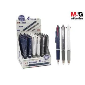 07mm 4 colors SemiGel Ball Pen ink color blue/black/red/green  Wisdom