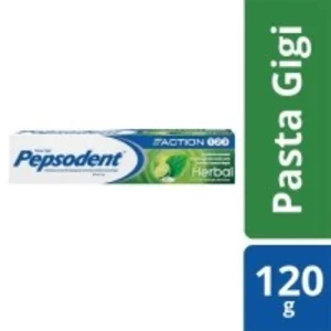 Pepsodent Action 123 Herbal 120 gram per karton isi 72 pcs 8999999710873   