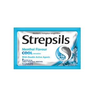 Strepsils cool (menthol flavour) permen pelega tenggorokan 8s x 12 x 48 pcs/karton 95506296