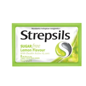 Strepsils sugar free permen pelega tenggorokan 8s x 12 x 48 pcs/karton (8993560151058)