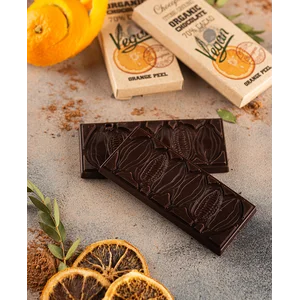 coklat bar orange peel organik  isi 30pcs/karton