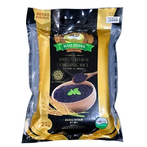 Beras Organic Black Rice kupas kulit 2kgx24bag/karton