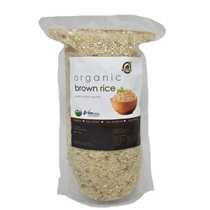 Beras organic black+brown rice 1kgx40bag/karton