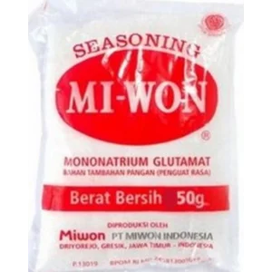 Miwon penyedap rasa M 50 gr (x240EA) pcs/karton (kode 1100342)