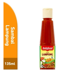 Indofood sambal lampung botol pet 135ml x 48 pcs/ctn