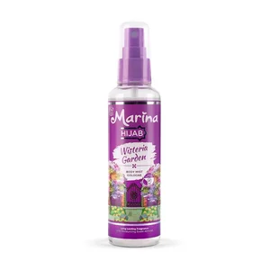 MARINA BODY MIST HIJAB.100ML-PURPLE  x 72 pcs/karton