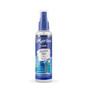 MARINA BODY MIST HIJAB.100ML-BLUE  x 72 pcs/karton