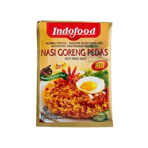 Indofood bumbu nasi goreng pedas box 45gr x 24 pcs