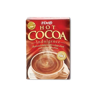 Delfi hot cocoa mix 125 gr x 100 pcs per karton