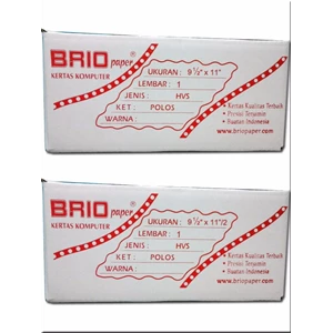 Brio Continuous Form HVS 1  9.5 x 11