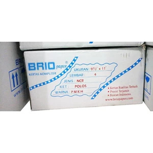 Brio Continuous Form NCR 4 Ply 9.5 x 11