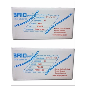 Brio Continuous Form NCR 6 Ply 9.5 x 11