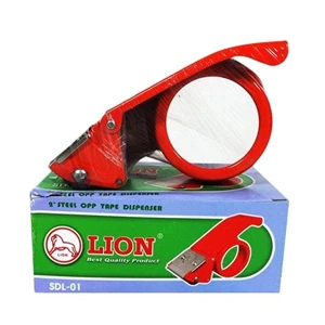 Lion OPP tape Dispenser (Untuk Lakban) Besi