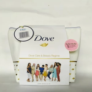 Dove Mudik Kit Paket 4 in 1 GRATIS POUCH (Shampo - Conditioner - Soap bar - Roll on) 12X1PC                   
