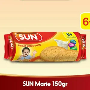 Sun biskuit marie roll besar 150 gr x 24 pcs/karton (0 89686 64606 1)