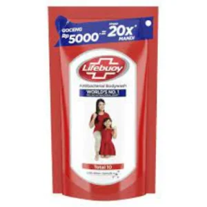 Lifebuoy Body Wash Sabun Mandi Refill Total 10 banded 90 mL per karton isi 48 pcs 8999999579234