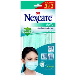 3M nexcare daily masker duo pack MD 23 (masker pernapasan) x 72 pcs/ctn