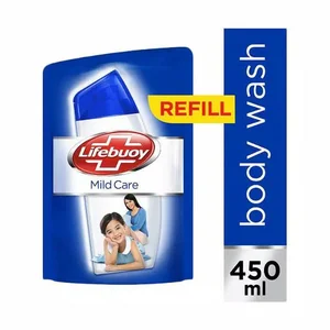 LIFEBUOY BODY WASH WHITE MILD BANDED 450ML PER KARTON ISI 24 PCS  