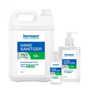 Instance hand sanitizer gel 4 liter per jerigen