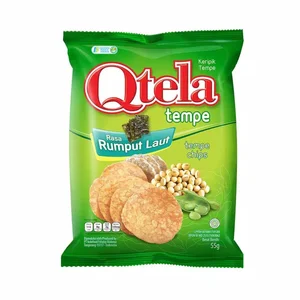 Qtela keripik tempe rasa lumput laut 55gr x 30 pcs/ctn