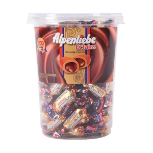 Alpenliebe eclairs caramel choco festive 360g12 jar 8990800014210